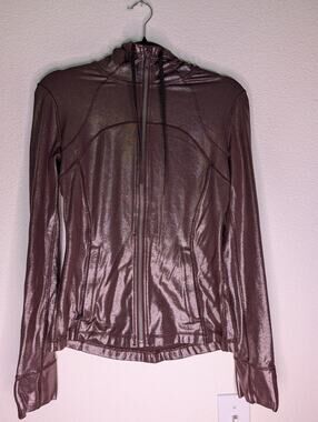 Lululemon Womens Hooded Define Jacket 6 Shine Radiant Foil Athleisure Activewear